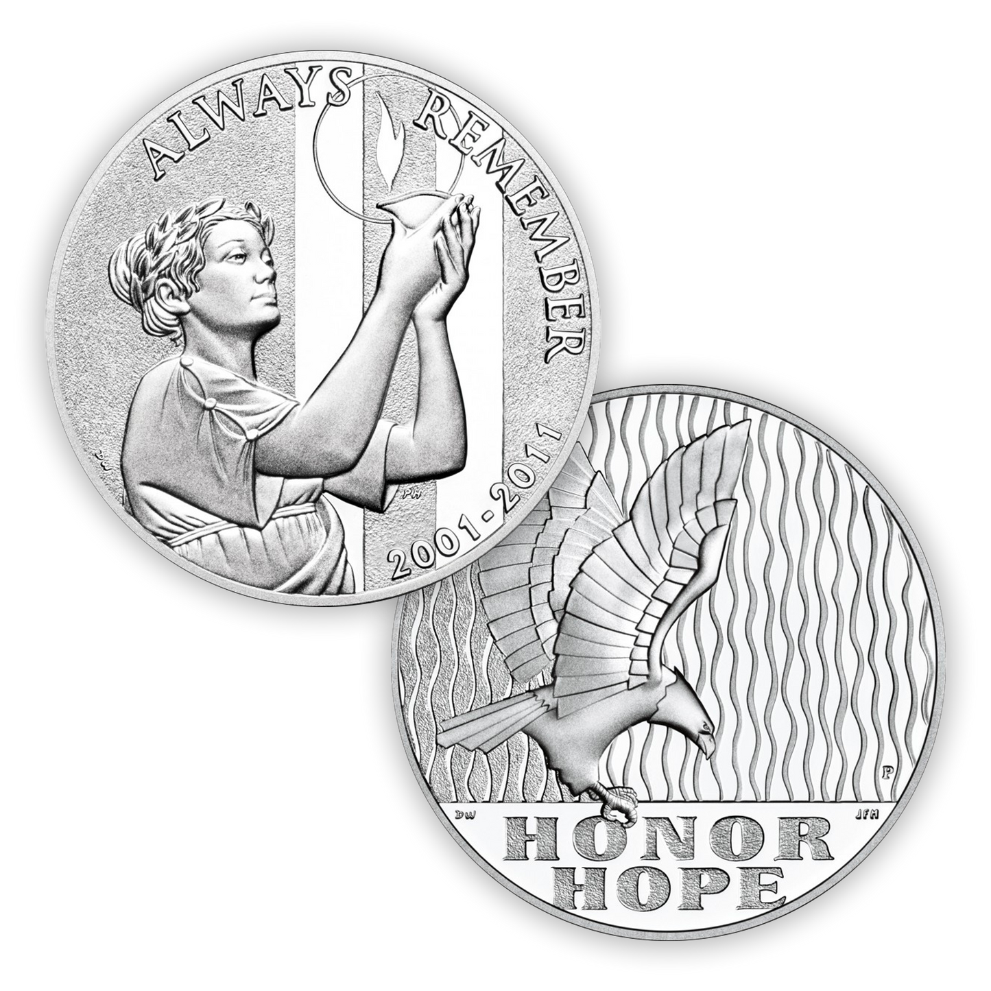 2011-P 9/11 National Medal Proof - Original Government Packaging