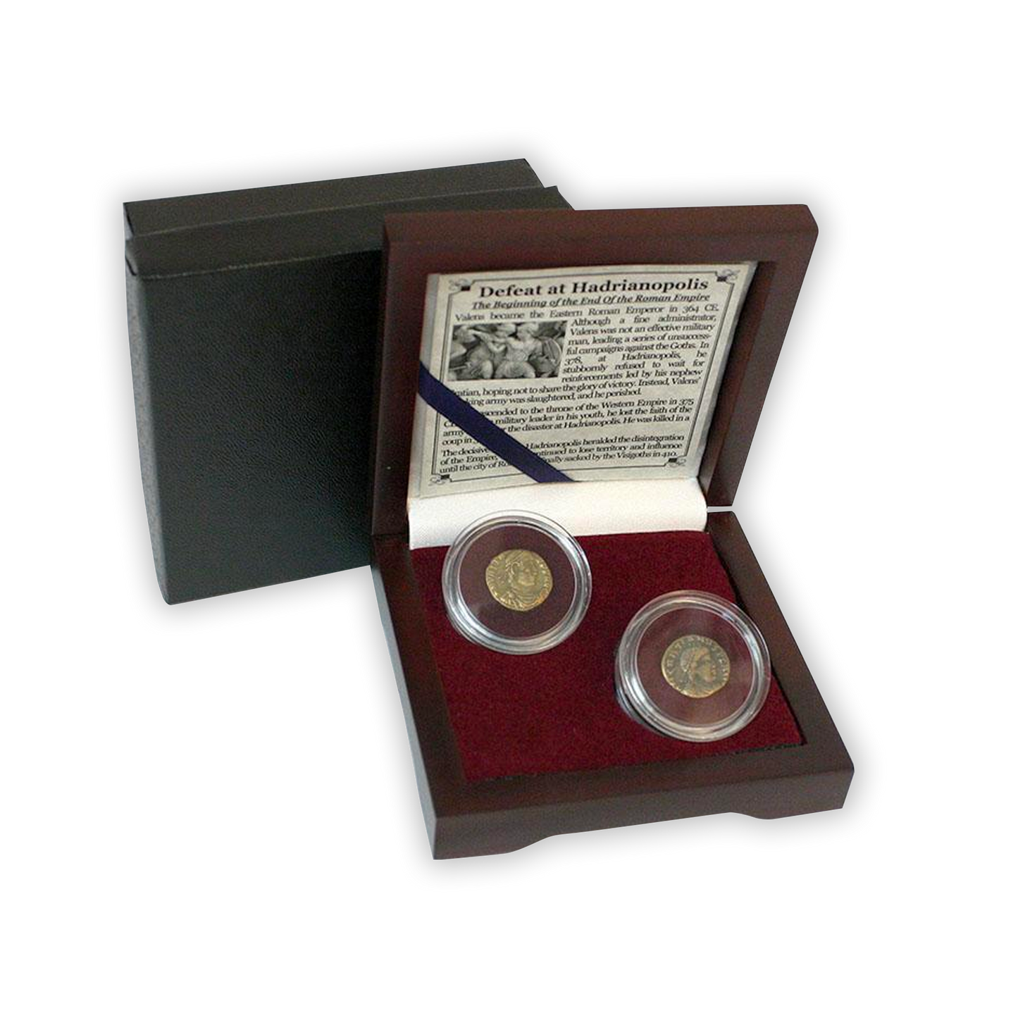 The Battle of Hadrianopolis: Box of 2 Roman Bronze Coins - CoinsTV