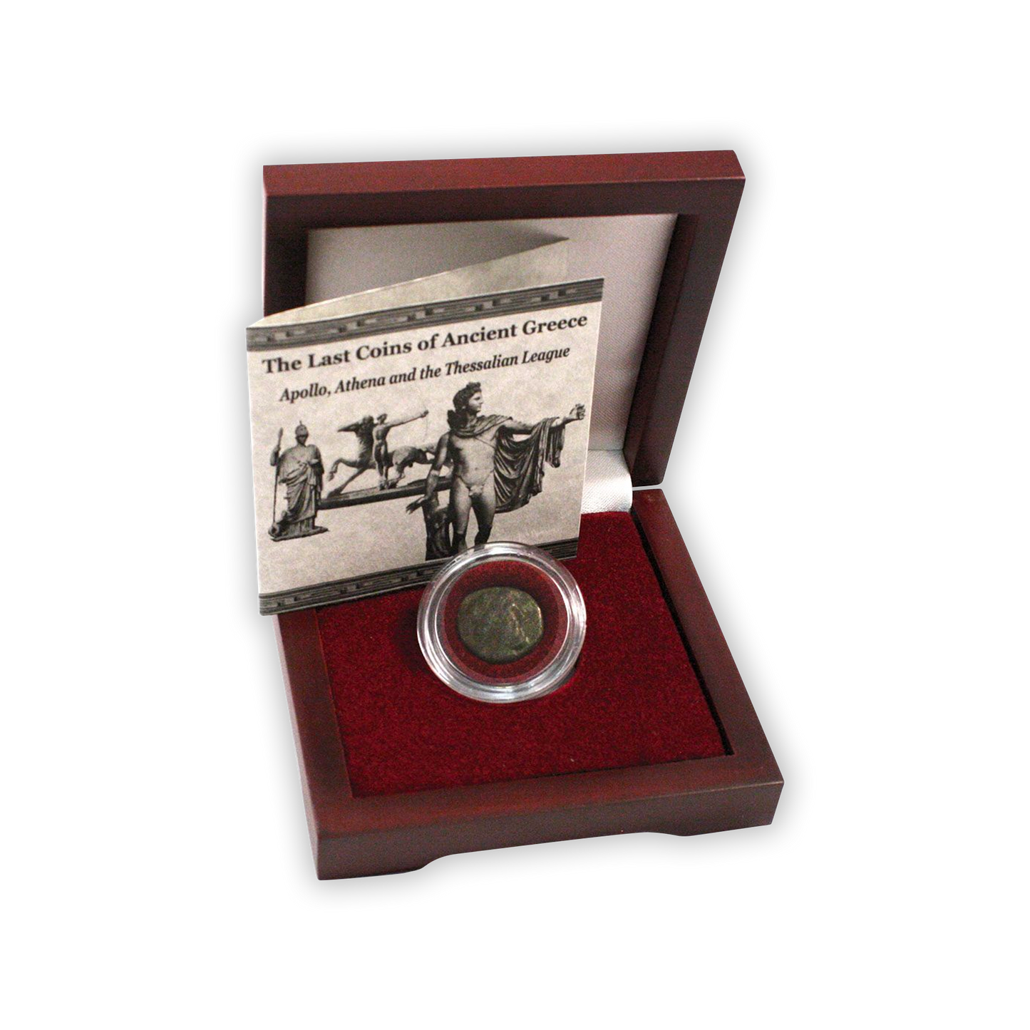 The Last Coins Of Ancient Greece Box:The Thessalian League with Coin of Apollo/Athena - CoinsTV