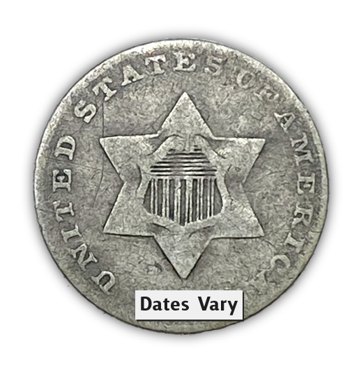 Three Cent Silver - Collectors Quality Circulated