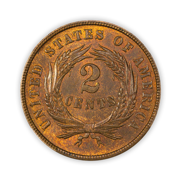 Two Cent Piece - Collectors Quality Circulated - CoinsTV