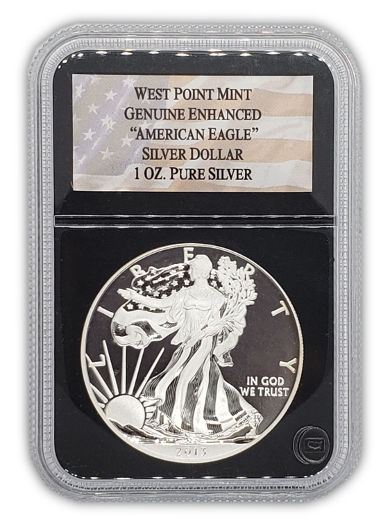 2013 W Silver Eagle 2 pc West Point 35th Anniversary Set - CoinsTV