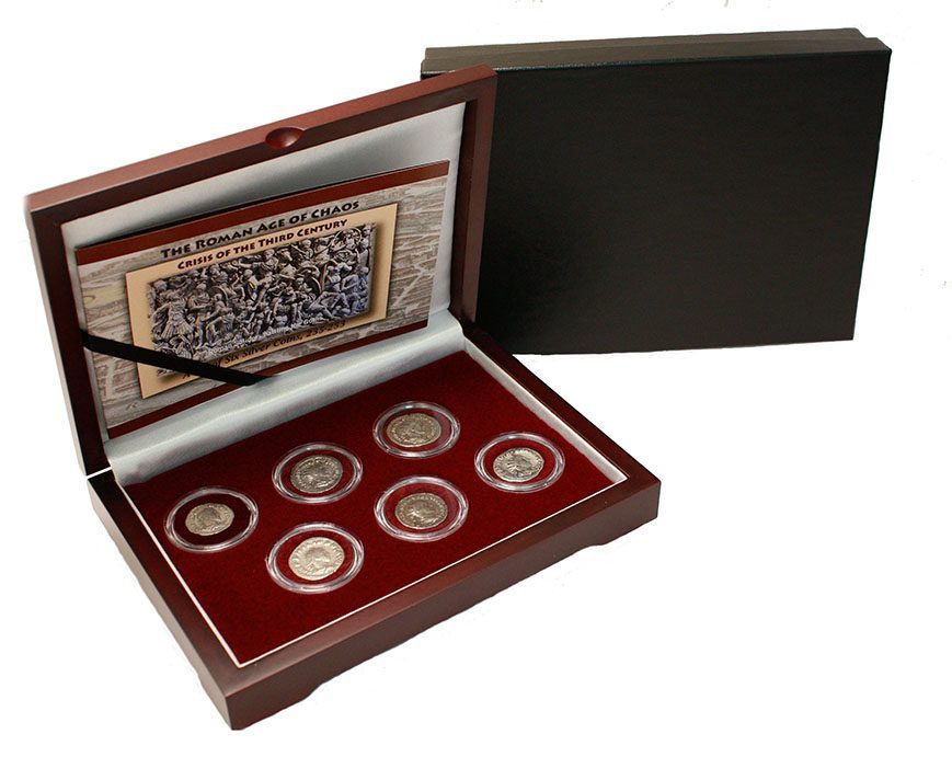 The Age of Chaos: Box of 6 Roman Coins from the Crisis of Third Century - CoinsTV