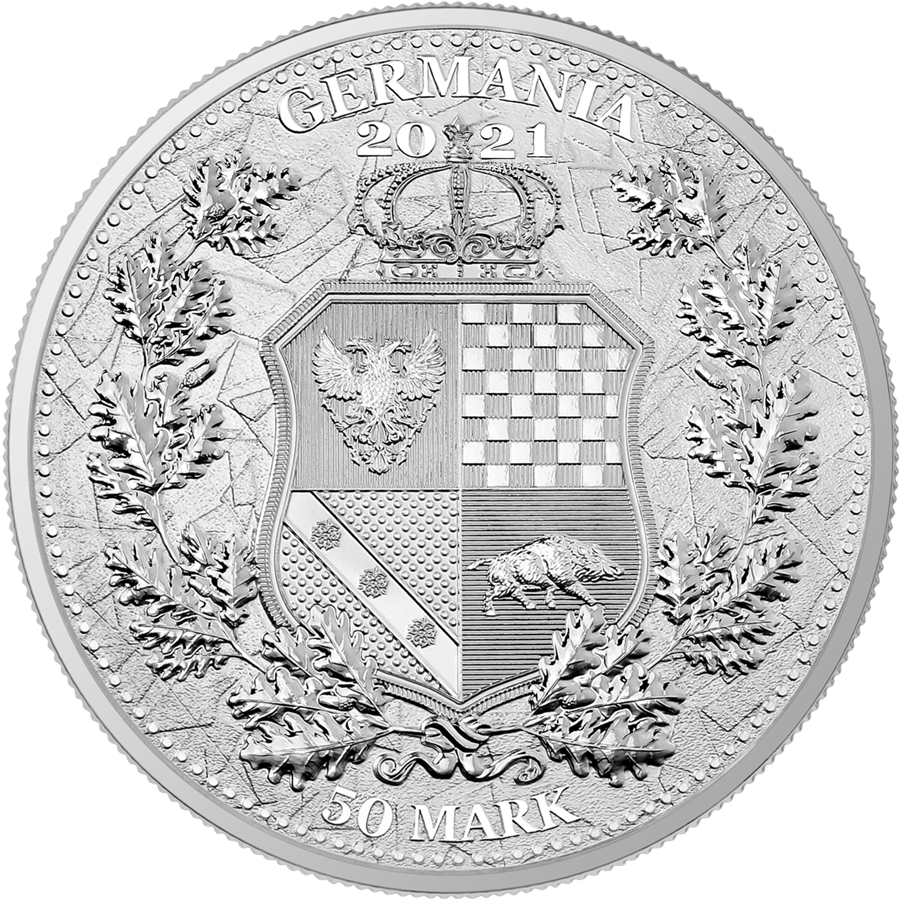 2021 Austria and Germania- 10 oz Silver Coin - CoinsTV