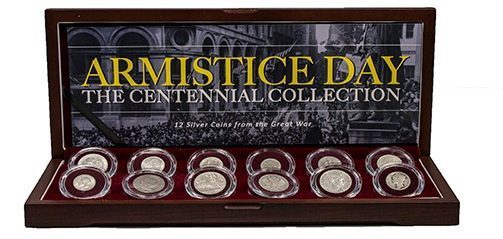 Armistice Day: The Great War Centennial Collection of 12 Silver Coins - CoinsTV