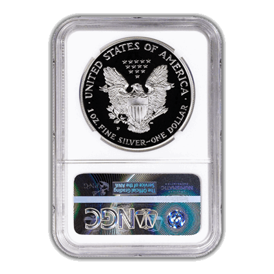 1997 Silver Eagle NGC Proof 70 - CoinsTV
