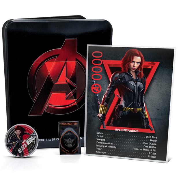 2020 Black Widow - Avengers- 1 oz Silver Coin - CoinsTV