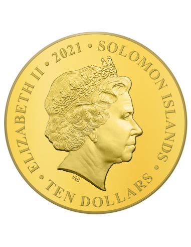 2021 Solomon The Age of the Dinosaurs - Brachiosaurus Gold Proof - CoinsTV