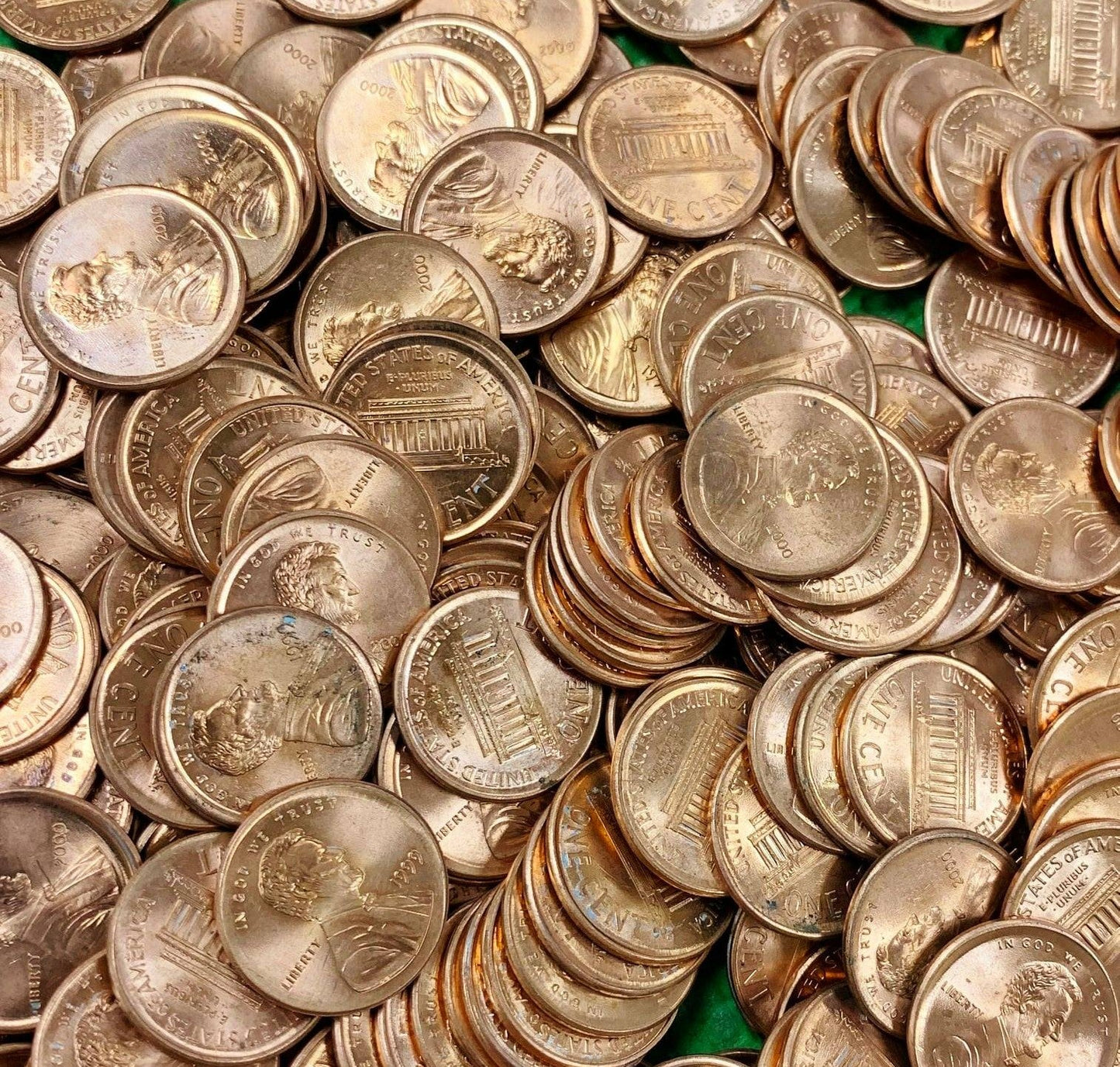 Lincoln Cent - Broadstruck Out of Collar Error