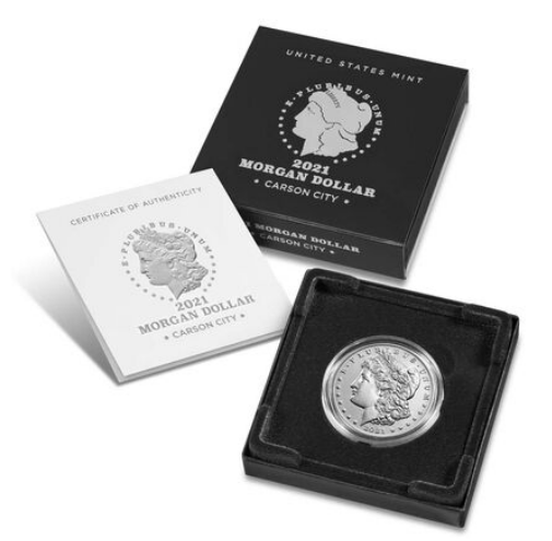 2021 CC Morgan Silver Dollar Carson City - Original Government Packaging