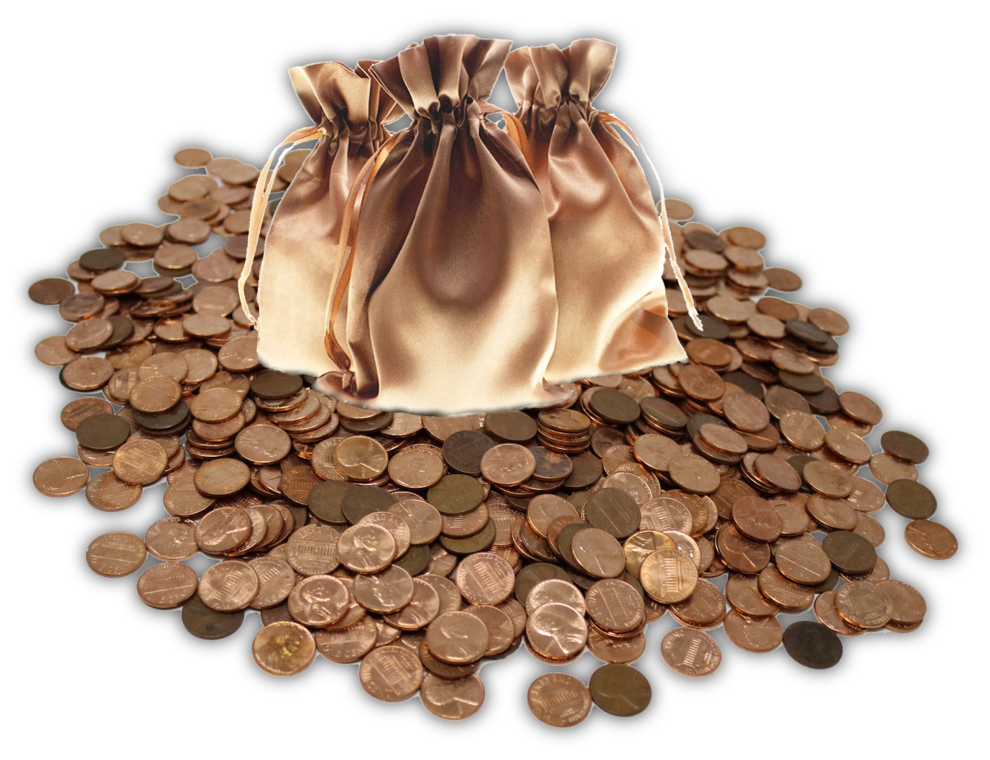 Killer Copper Bag - 500 Type 1 Lincoln Memorial Cents - CoinsTV