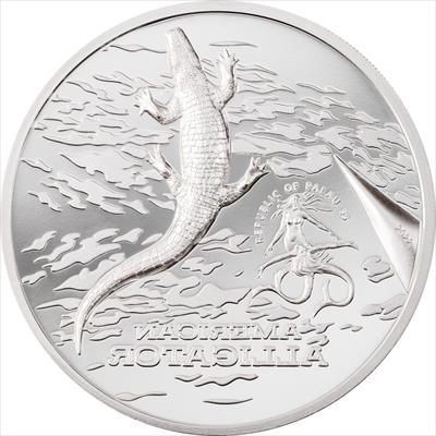 2022 American Alligator - 1 Oz Silver - Colorized Ultra High Relief - CoinsTV