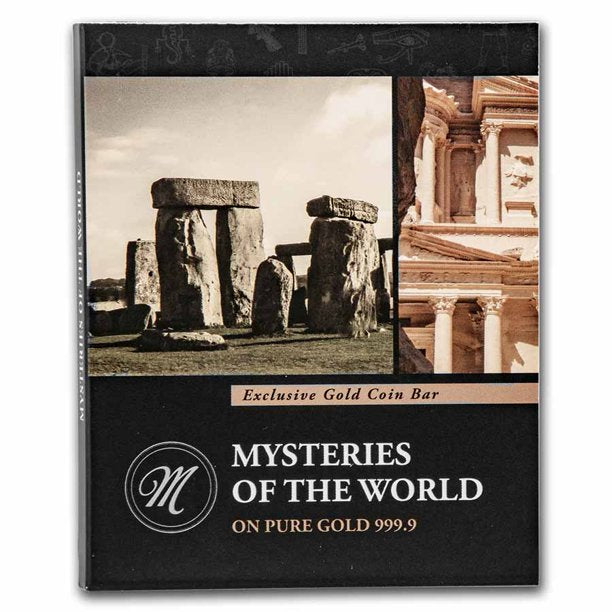 2022 Solomon Gold Ingot Mysteries of World History - Stonehenge Gold Prooflike - CoinsTV