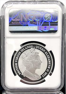 2022 BVI Lincoln Memorial 100th Anniversary 1 oz Silver Coin NGC PF70 - CoinsTV