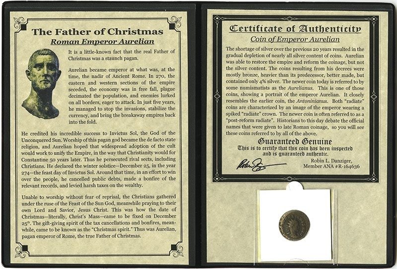 Father of Christmas: Roman Coin - CoinsTV