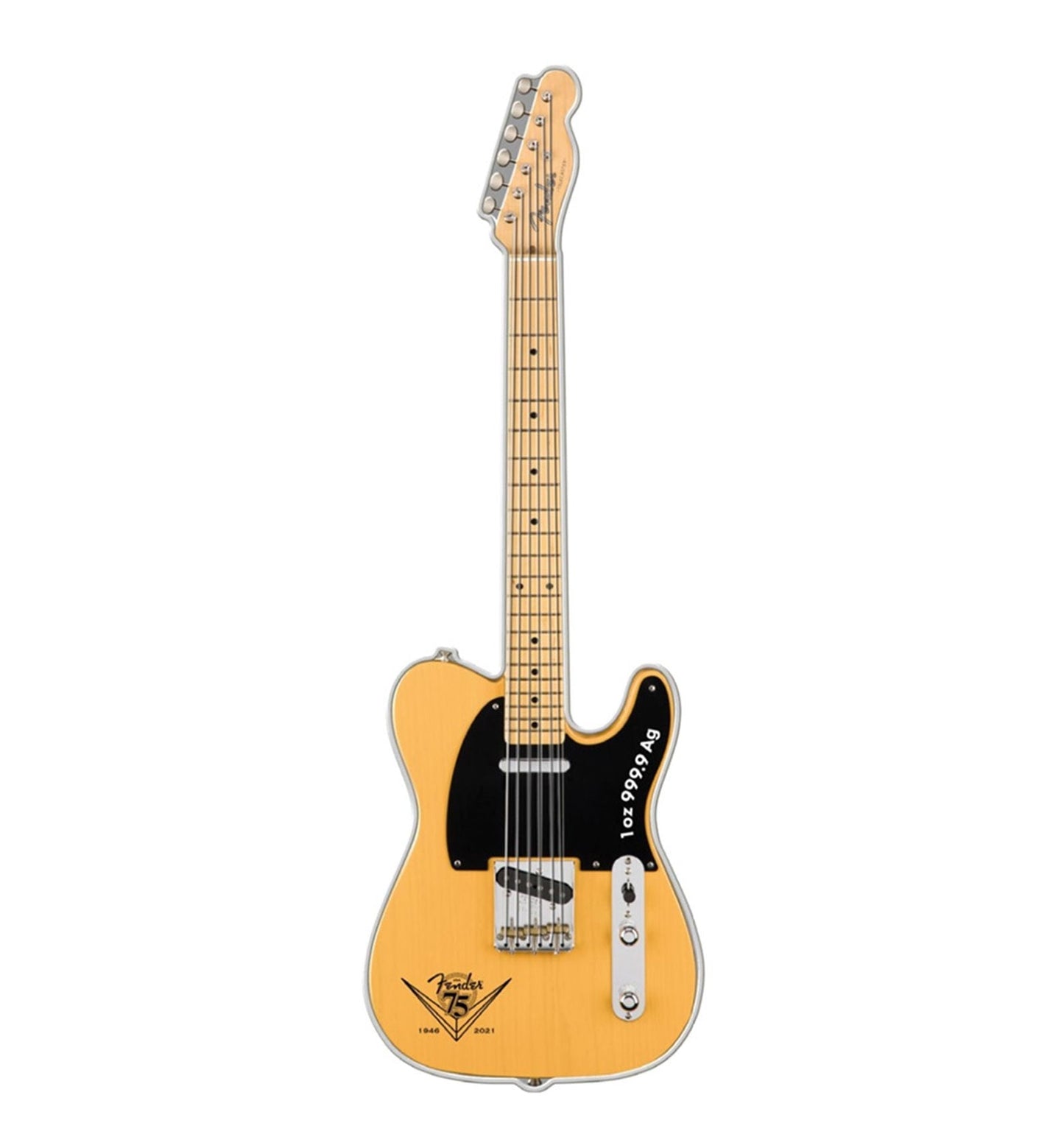 2021 Solomon Islands Fender Telecaster Guitar $2 Reverse Proof NGC PF70 - CoinsTV
