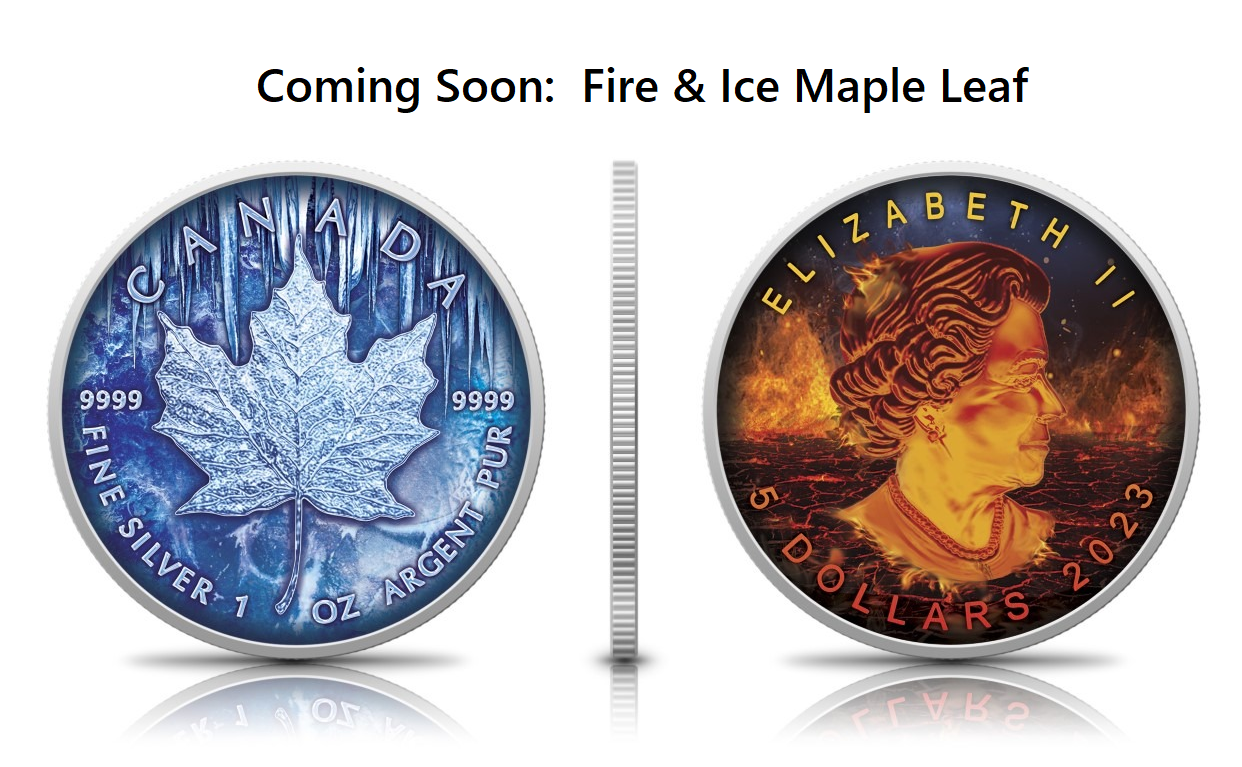 PREORDER - 2022 Fire & Ice Silver Eagle - Icon Mint - CoinsTV