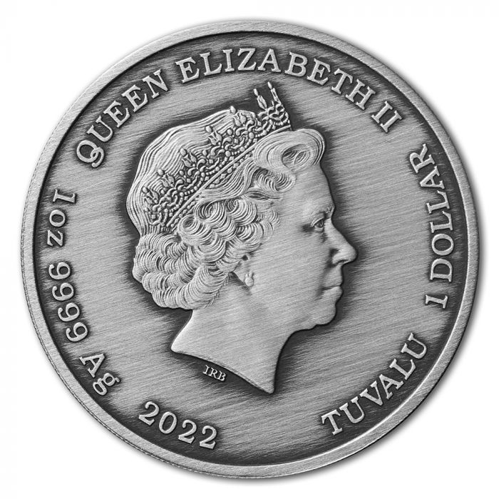 2022 Hera 1 Oz Silver Bullion- Antiqued Finish - Perth Mint - CoinsTV