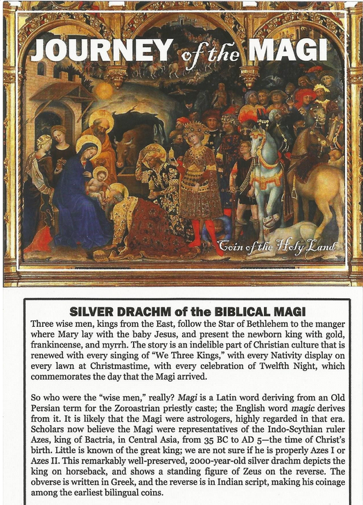 Journey of the Magi Silver Drachm - NGC Certified