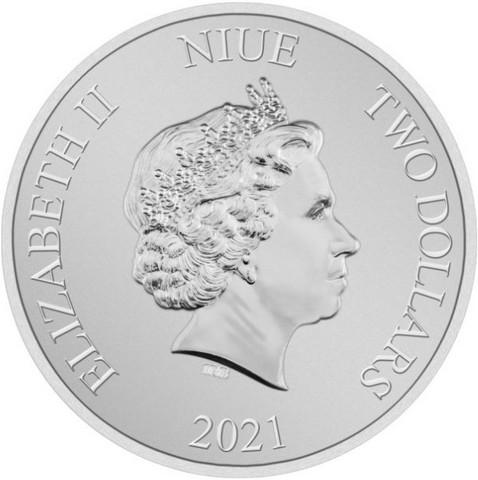2021 Millenium Falcon 1 Oz Silver - New Zealand Mint - CoinsTV