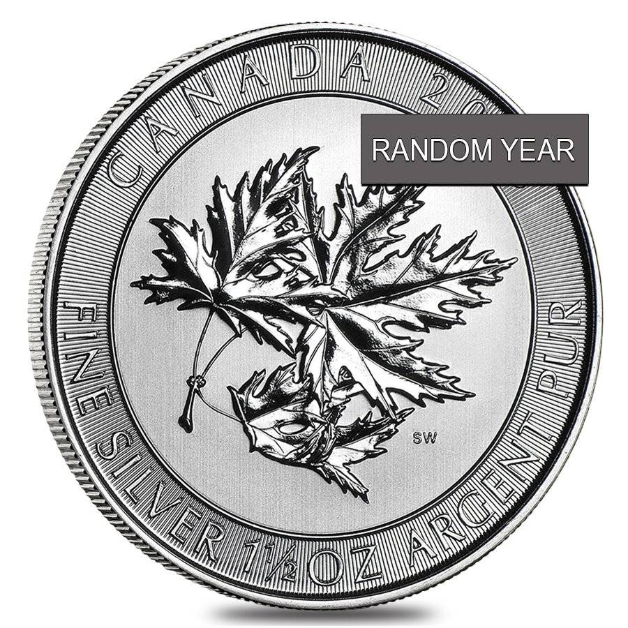 Canadian Superleaf - 1.5 oz Silver Coin - CoinsTV