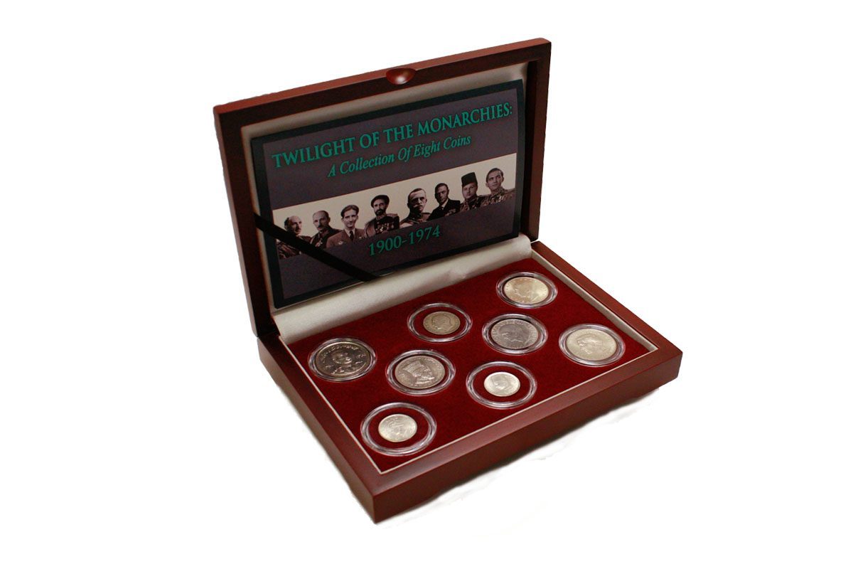 Twilight of the Monarchies Box: A Collection of 8 Coins - CoinsTV