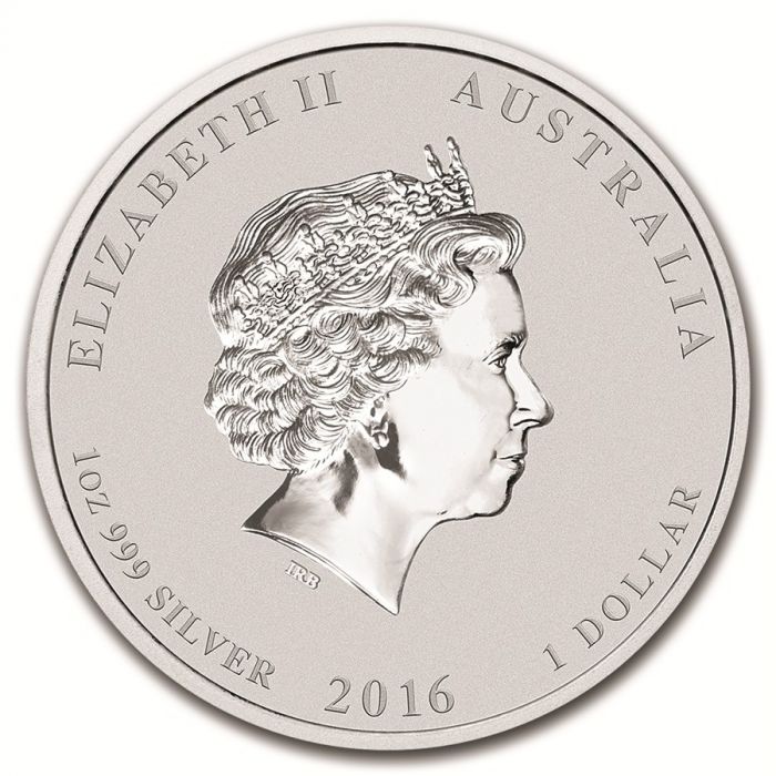 2016 Australian Monkey King - 1 Oz Silver Perth Mint - Brilliant Uncirculated - CoinsTV