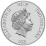 2021 Pirates Of The Caribbean - Flying Dutchman - 1 Oz Silver - New Zealand Mint - Brilliant Uncirculated