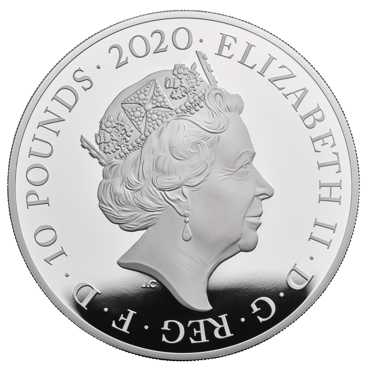 2020 Queen 5 Oz Silver Proof - Royal Mint - Original Government Packaging (OGP)