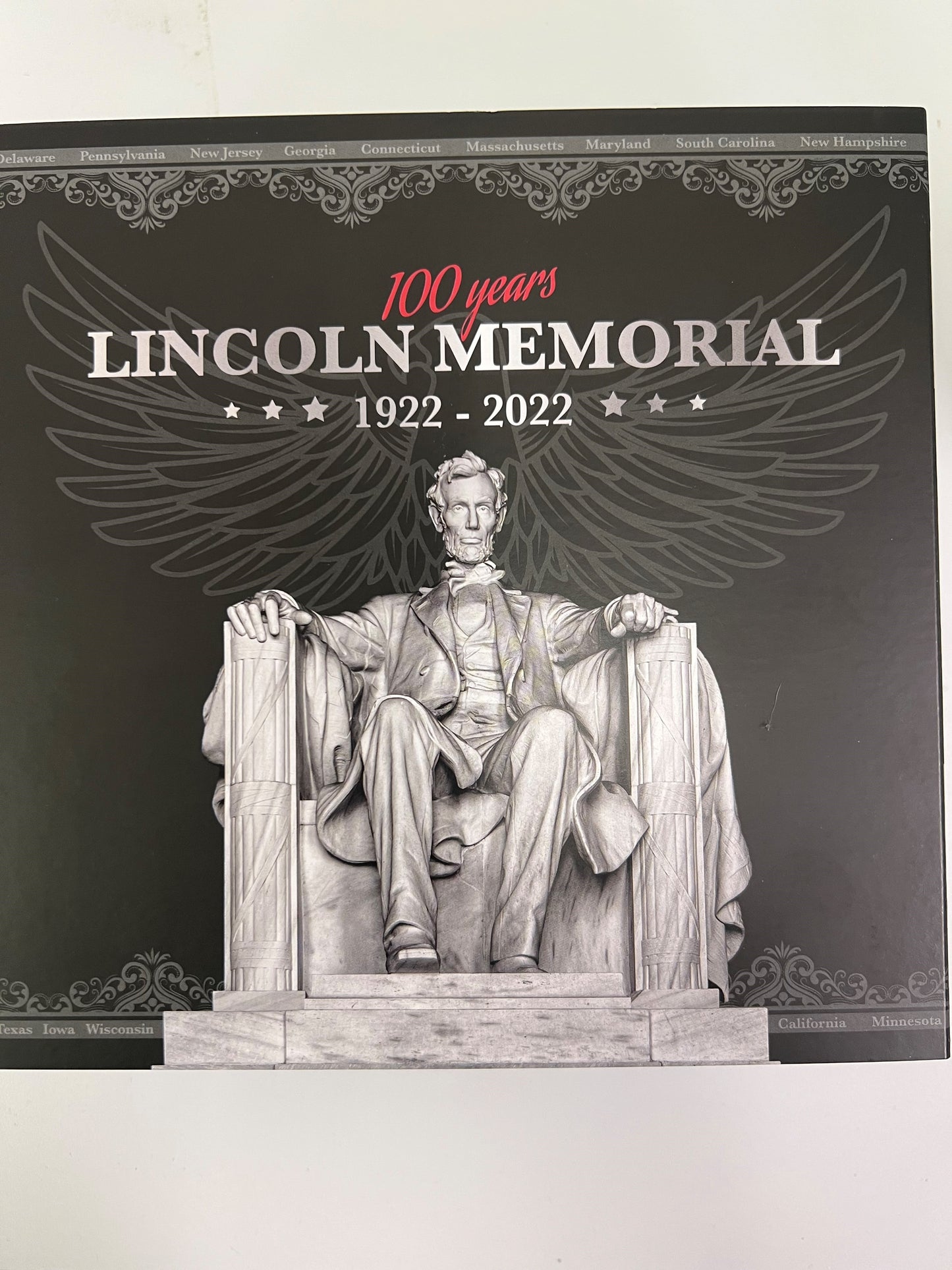 2022 Samoa Lincoln Memorial - 1 Kilo Silver Antique Finish