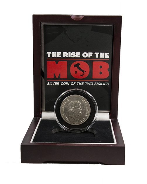 The Rise of the Mob:-Silver Coin of the Two Sicilies Box - CoinsTV