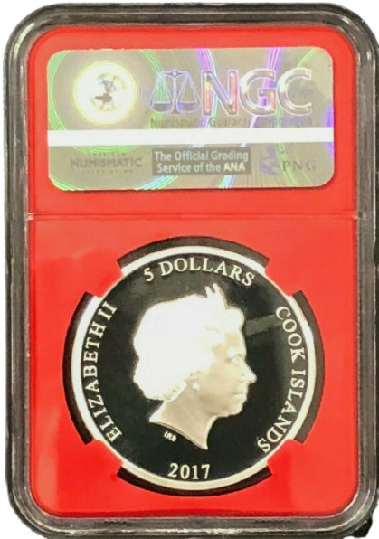 2017 Spiderman 1 Oz Silver - Homecoming - NGC MS70 Mercanti Label - CoinsTV