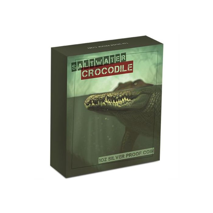 2015 Australian Salt Water Crocodile - 1 Oz Silver - Perth Mint - CoinsTV