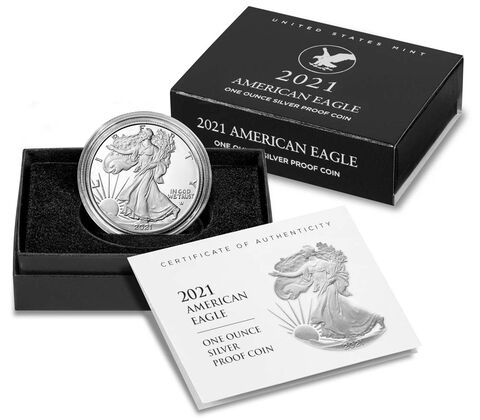 2021 Silver Eagle S - Type 2 -San Francisco - Original Government Packaging (OGP)