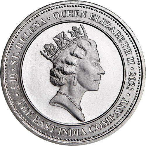 St. Helena Spade Shield Guinea - 1/10 oz Silver Coin - CoinsTV