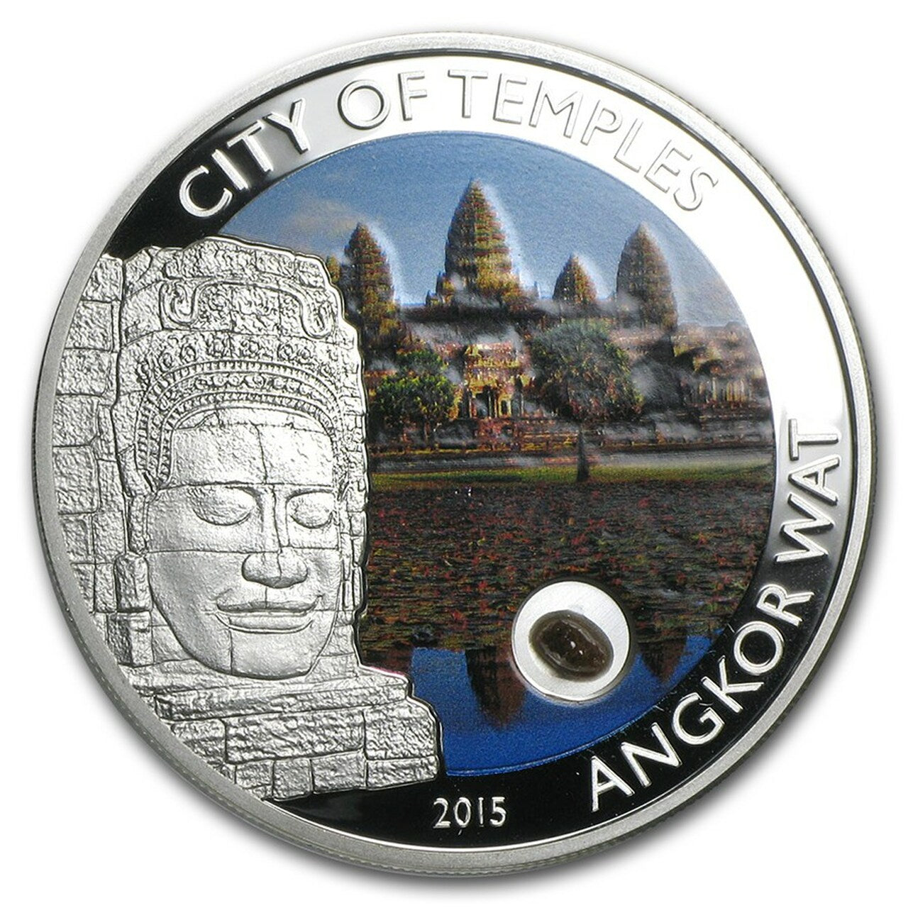 2015 Cook Islands City of Temples - Magical & Mystical Places - $5 Silver - Proof Coin - CoinsTV
