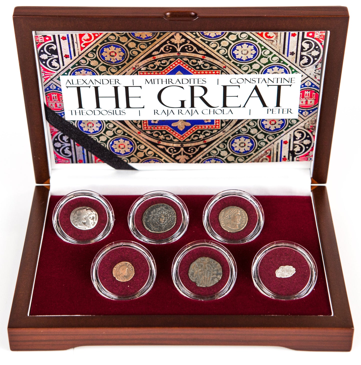 Six Coin Box Featuring "The Great" Rulers - CoinsTV