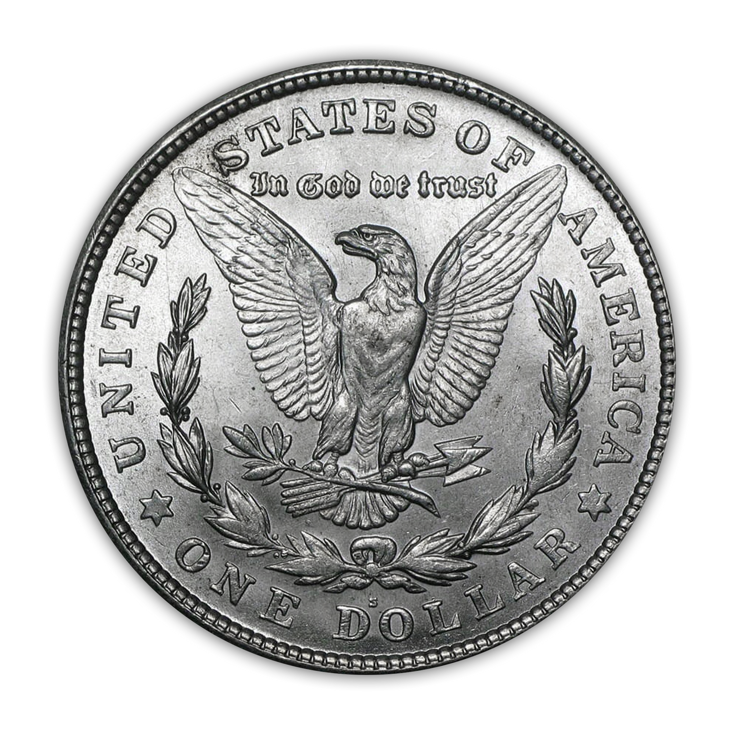 1921-S Morgan Silver Dollar San Francisco Uncirculated - CoinsTV