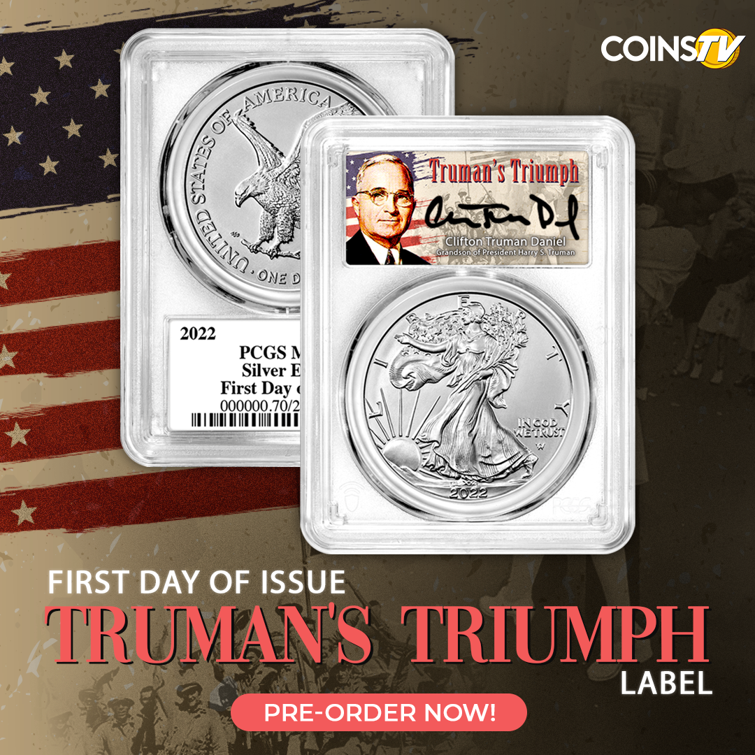 Truman Triumph First Day of Issue Signature Label