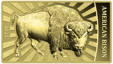 2025 Liberia American Bison 1/200 oz Gold Coin