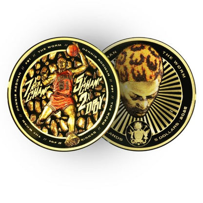 2025 Cook Islands 1 oz Silver Coin – Dennis Rodman Signature Design by Tyson Beck (Celebrity Mint Series) - CoinsTV