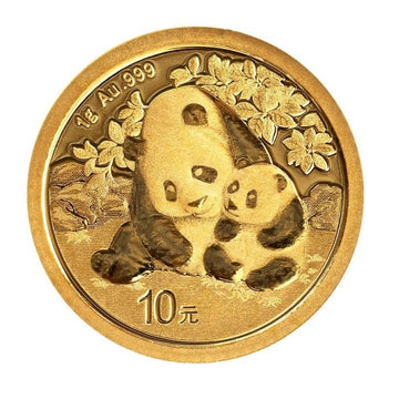 2024 China Panda -  1 gram .999 Gold BU