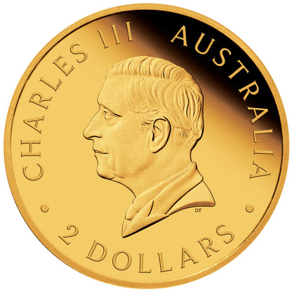 2026 Australia Kookaburra 0.5g Gold Coin in Card