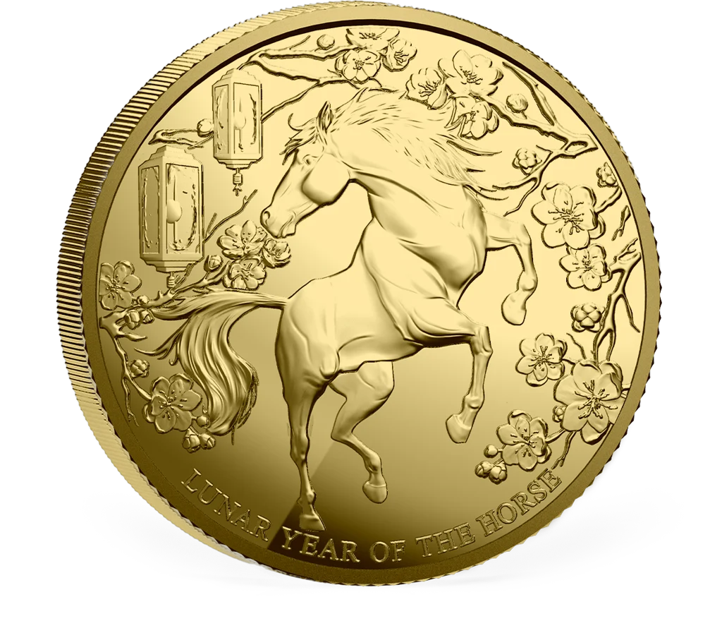 2026 Pitcairn Islands Lunar Horse 0.5g Gold Coin