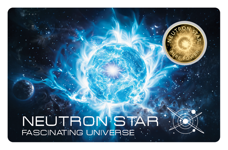 Gabon Into Infinity Neutron Star 1/1000 oz Gold Coin in Card - CoinsTV
