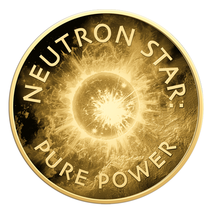 Gabon Into Infinity Neutron Star 1/1000 oz Gold Coin in Card - CoinsTV