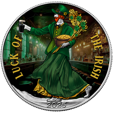 2025 Chromatics St. Patrick’s Day Silver Eagle
