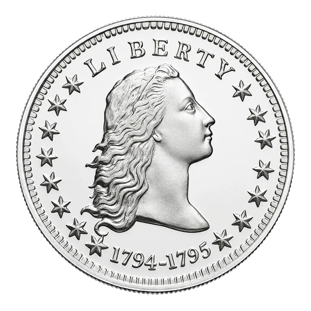 2026 Liberia Flowing Hair 1 Kilo White Brass Coin - CoinsTV