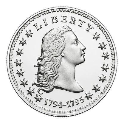 2026 Liberia Flowing Hair 1 Kilo White Brass Coin - CoinsTV