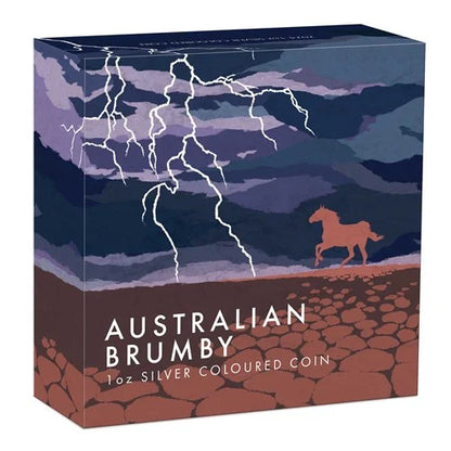 2024 Australian Brumby Horse Colorized 1 oz Silver Coin - CoinsTV